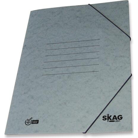Φάκελος Skag Systems με Αυτιά και Λάστιχο Πρεσπάν 25x35cm γκρι